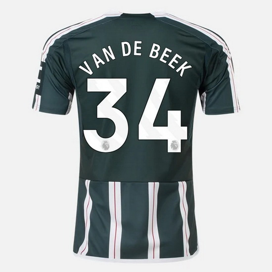 2023/2024 Donny van de Beek Away #34 Men's Soccer Jersey