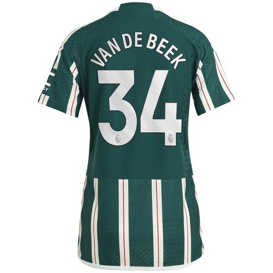 2023/2024 Donny van de Beek Away #34 Women's Soccer Jersey