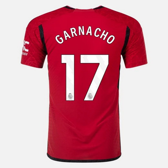 2023/2024 Alejandro Garnacho Home #17 Men's Soccer Jersey