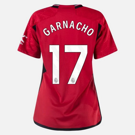 2023/2024 Alejandro Garnacho Home #17 Women's Soccer Jersey