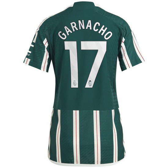 2023/2024 Alejandro Garnacho Away #17 Women's Soccer Jersey