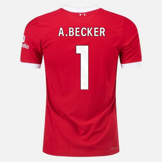 2023/2024 Alisson Becker Home #1 Men's Soccer Jersey
