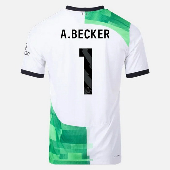 2023/2024 Alisson Becker Away #1 Men's Soccer Jersey