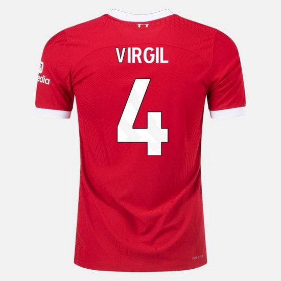 2023/2024 Virgil van Dijk Home #4 Men's Soccer Jersey