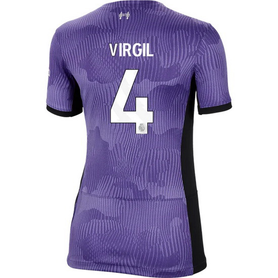 2023/2024 Virgil van Dijk Third #4 Women's Soccer Jersey