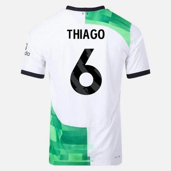 2023/2024 Thiago Alcantara Away #6 Men's Soccer Jersey - Click Image to Close