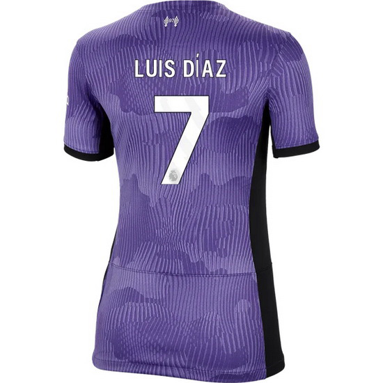 2023/2024 Luis Diaz Third #7 Women's Soccer Jersey - Click Image to Close