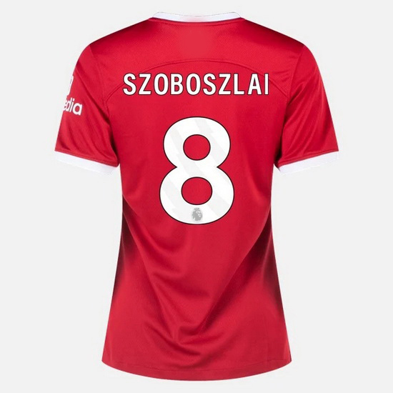 2023/2024 Dominik Szoboszlai Home #8 Women's Soccer Jersey - Click Image to Close