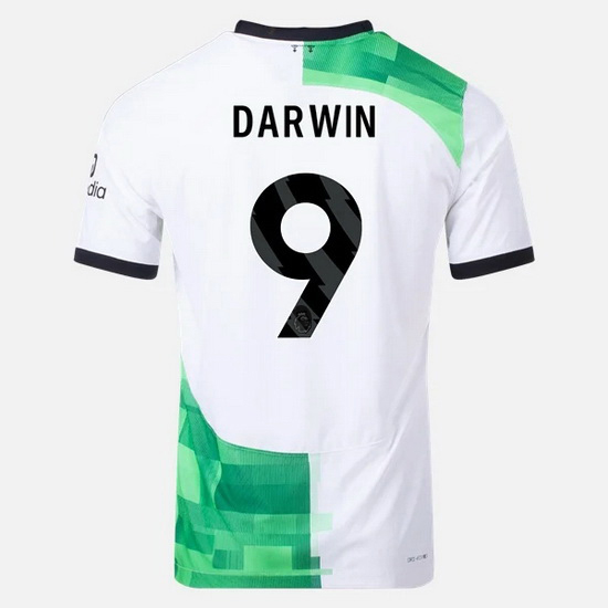 2023/2024 Darwin Nunez Away #9 Men's Soccer Jersey - Click Image to Close