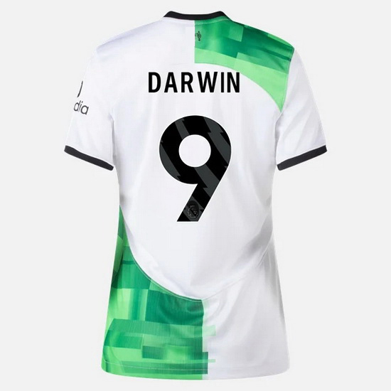 2023/2024 Darwin Nunez Away #9 Women's Soccer Jersey