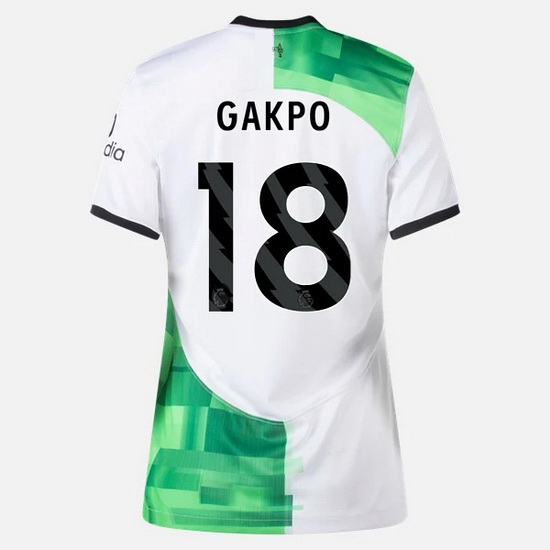 2023/2024 Cody Gakpo Away #18 Women's Soccer Jersey - Click Image to Close