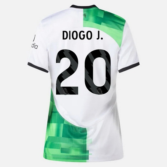 2023/2024 Diogo Jota Away #20 Women's Soccer Jersey - Click Image to Close