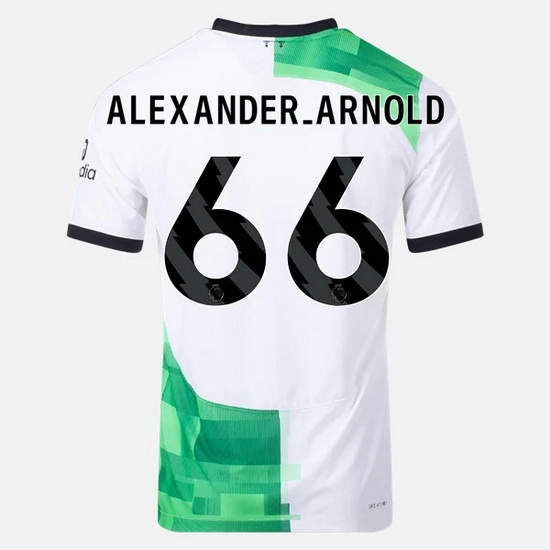 2023/2024 Trent Alexander-Arnold Away #66 Men's Soccer Jersey - Click Image to Close