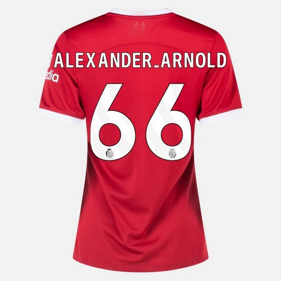 2023/2024 Trent Alexander-Arnold Home #66 Women's Soccer Jersey