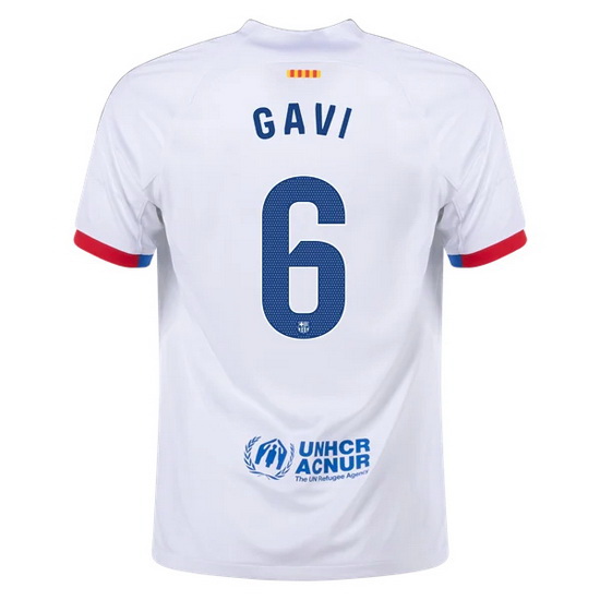 2023/2024 Gavi Away #6 Men's Soccer Jersey