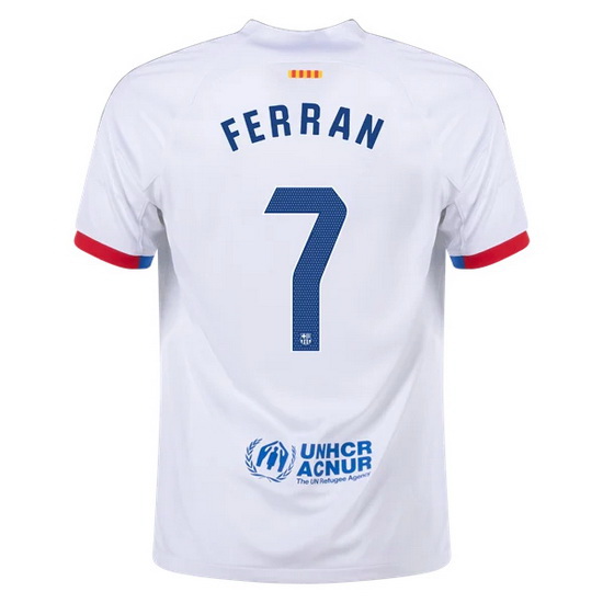 2023/2024 Ferran Torres Away #7 Men's Soccer Jersey