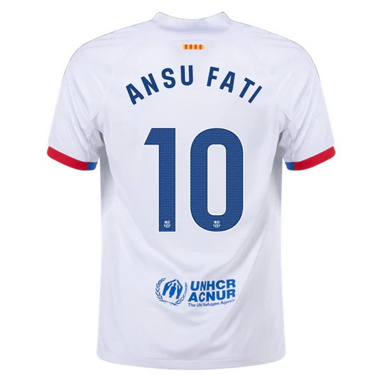 2023/2024 Ansu Fati Away #10 Men's Soccer Jersey