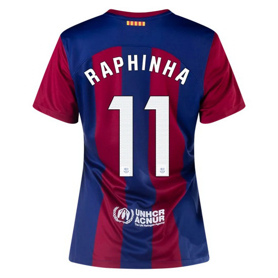 2023/2024 Raphinha Home #11 Women's Soccer Jersey - Click Image to Close