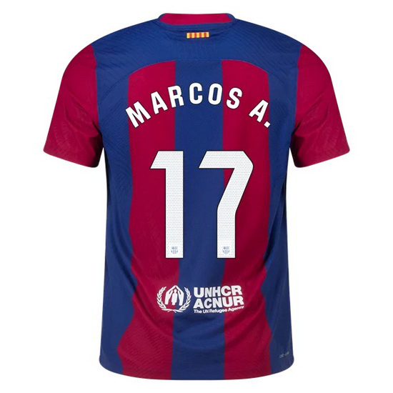 2023/2024 Marcos Alonso Home #17 Men's Soccer Jersey - Click Image to Close