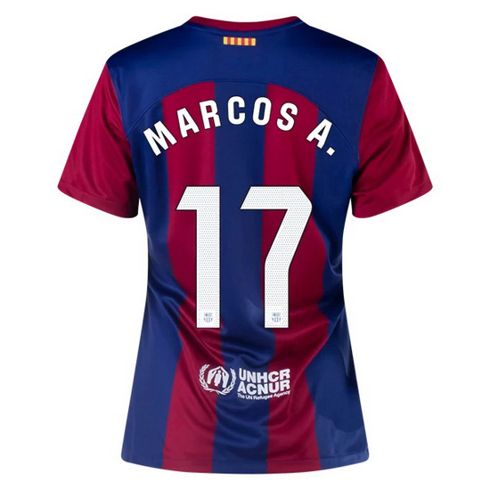 2023/2024 Marcos Alonso Home #17 Women's Soccer Jersey - Click Image to Close