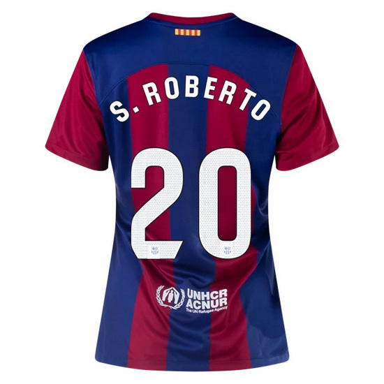 2023/2024 Sergi Roberto Home #20 Women's Soccer Jersey