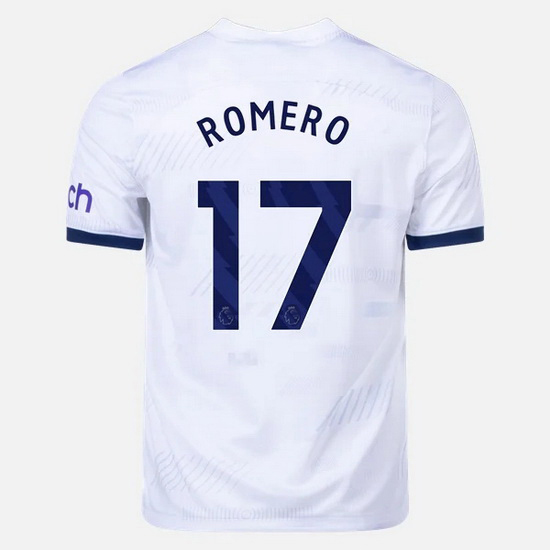 2023/2024 Cristian Romero Home #17 Men's Soccer Jersey