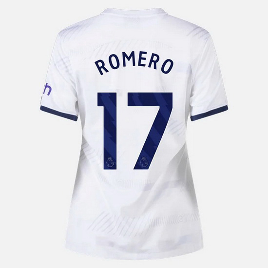 2023/2024 Cristian Romero Home #17 Women's Soccer Jersey