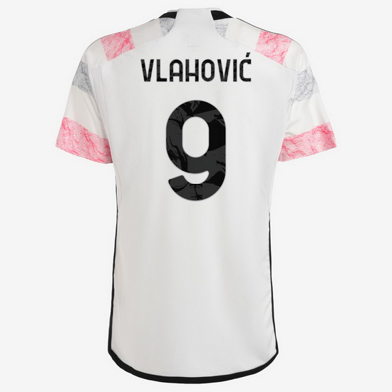 2023/2024 Dusan Vlahovic Away #9 Men's Soccer Jersey