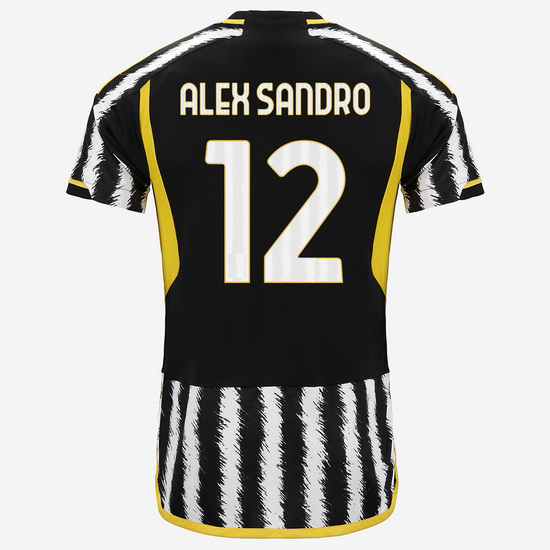 2023/2024 Alex Sandro Home #12 Men's Soccer Jersey