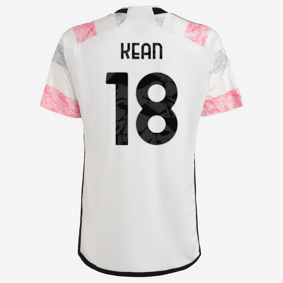 2023/2024 Moise Kean Away #18 Men's Soccer Jersey - Click Image to Close