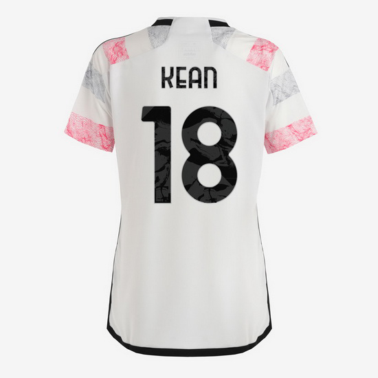 2023/2024 Moise Kean Away #18 Women's Soccer Jersey - Click Image to Close