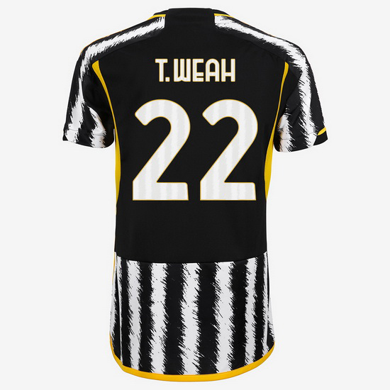 2023/2024 Timothy Weah Home #22 Women's Soccer Jersey - Click Image to Close
