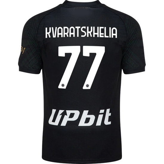 2023/2024 Khvicha Kvaratskhelia Third #77 Men's Soccer Jersey