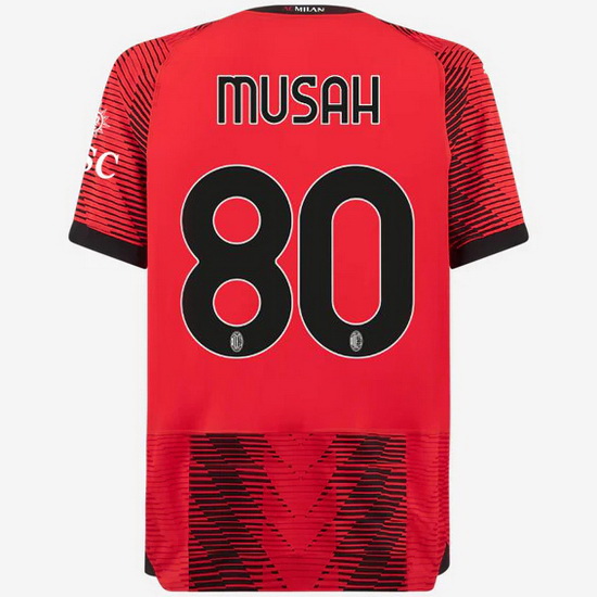 2023/2024 Yunus Musah Home #80 Men's Soccer Jersey - Click Image to Close