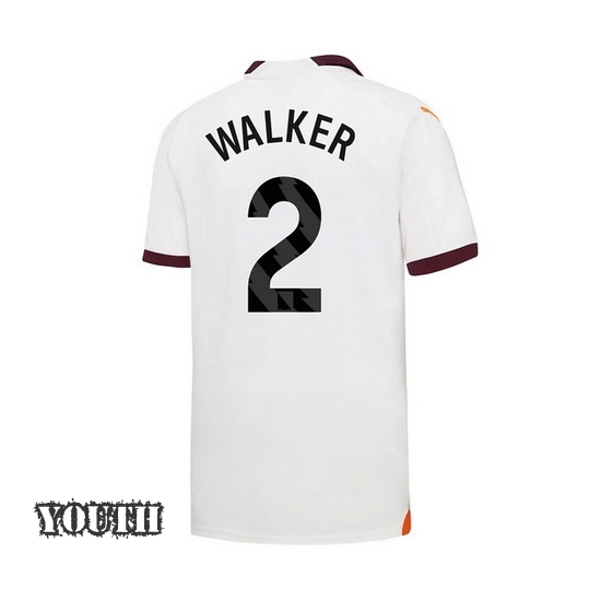 2023/2024 Kyle Walker Away #2 Youth Soccer Jersey