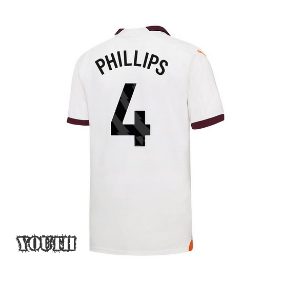 2023/2024 Kalvin Phillips Away #4 Youth Soccer Jersey