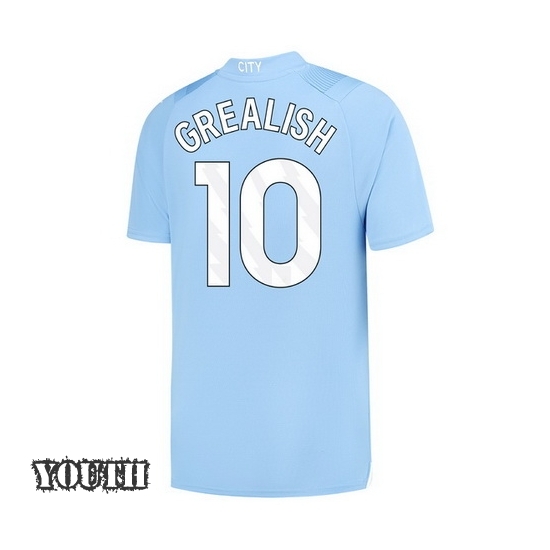 2023/2024 Youth Jack Grealish Home #10 Soccer Jersey