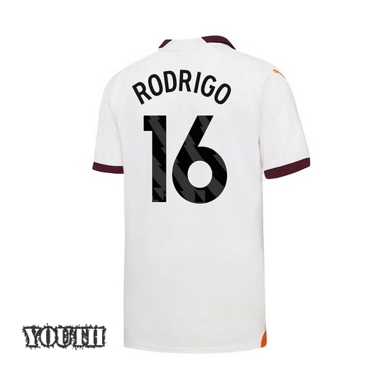 2023/2024 Rodri Away #16 Youth Soccer Jersey