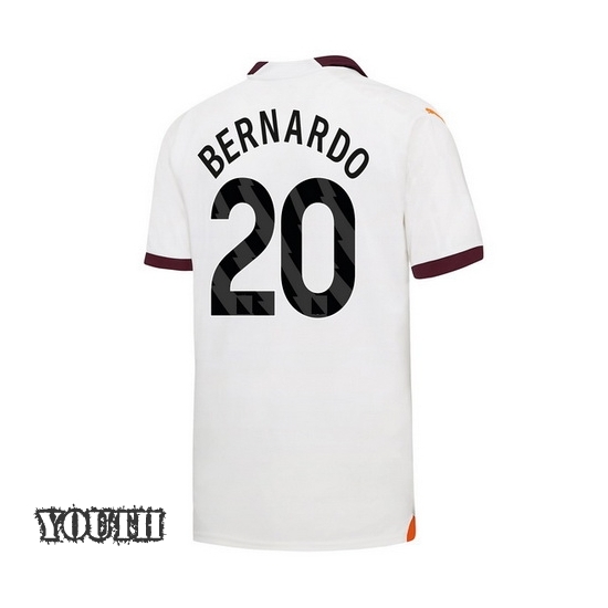 2023/2024 Bernardo Silva Away #20 Youth Soccer Jersey