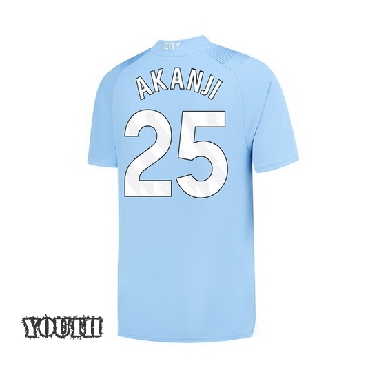 2023/2024 Youth Manuel Akanji Home #25 Soccer Jersey