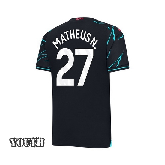 2023/2024 Youth Matheus Nunes Third #27 Soccer Jersey