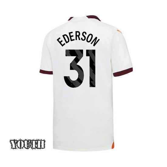 2023/2024 Ederson Away #31 Youth Soccer Jersey