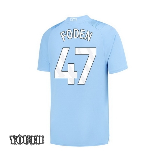 2023/2024 Youth Phil Foden Home #47 Soccer Jersey
