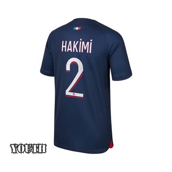 2023/2024 Youth Achraf Hakimi Home #2 Soccer Jersey