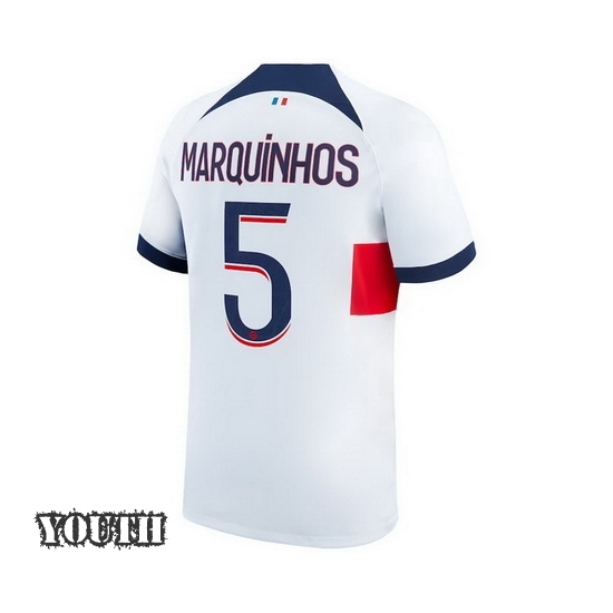 2023/2024 Marquinhos Away #5 Youth Soccer Jersey