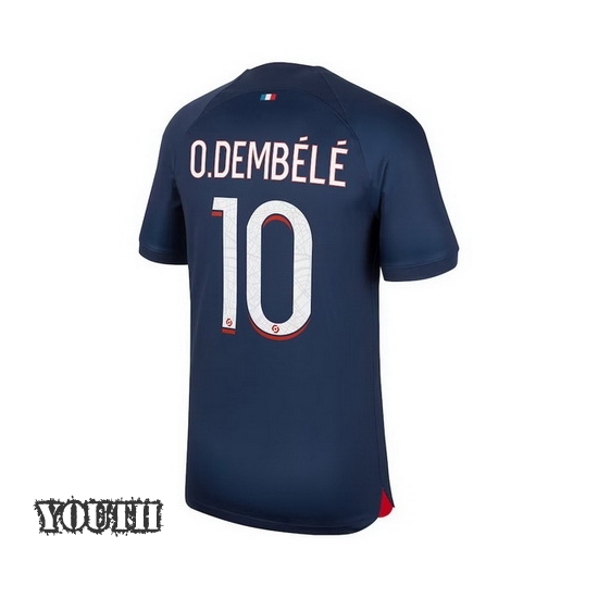 2023/2024 Youth Ousmane Dembele Home #10 Soccer Jersey