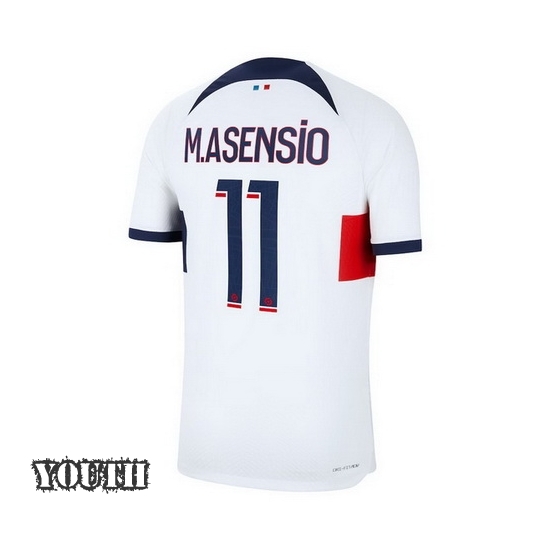 2023/2024 Marco Asensio Away #11 Youth Soccer Jersey