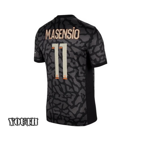 2023/2024 Youth Marco Asensio Third #11 Soccer Jersey