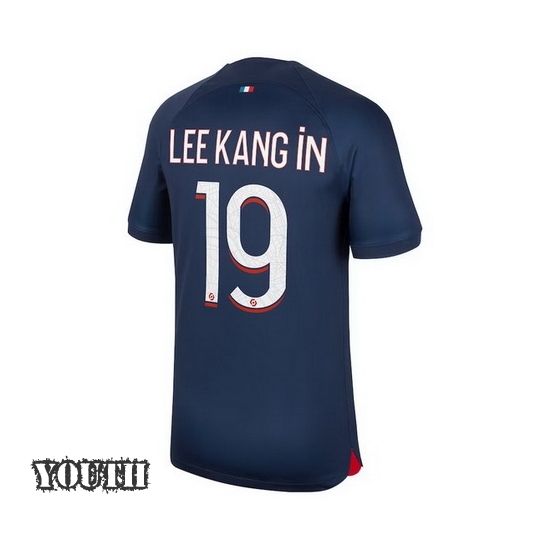 2023/2024 Youth Kang-in Lee Home #19 Soccer Jersey
