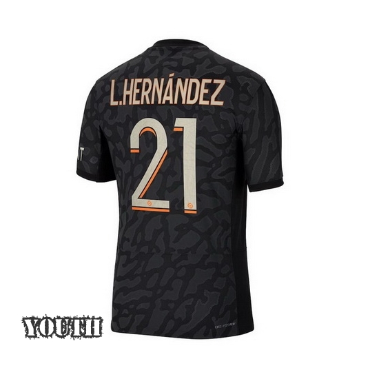 2023/2024 Youth Lucas Hernandez Third #21 Soccer Jersey